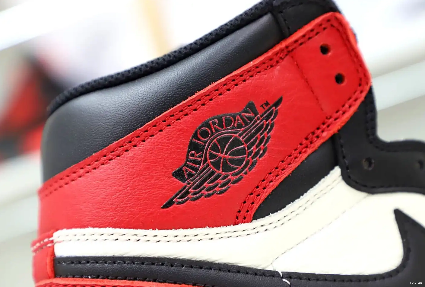 AIR HIGH TOE' RETRO JORDAN 'BRED 1 OG 0706